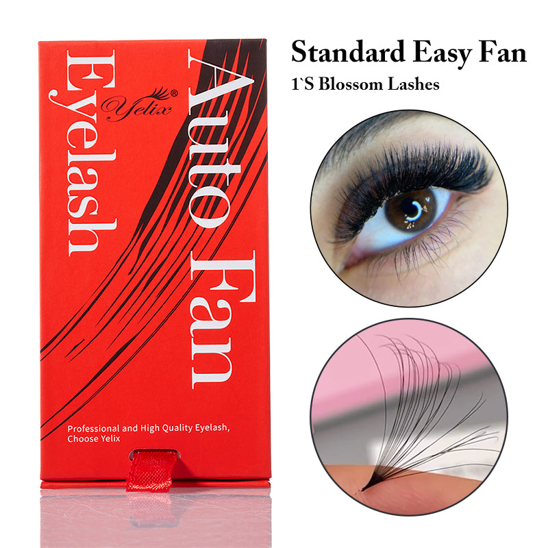 Yelix easy fan lashes,extensions de cils volume russe,L curl easy bloom,extensions  cils M/