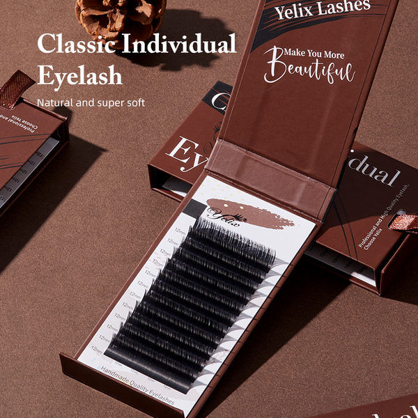 Yelix 0.03/0.15/0.18 Matte Black Classic Individual Eyelash Extension yelixlash