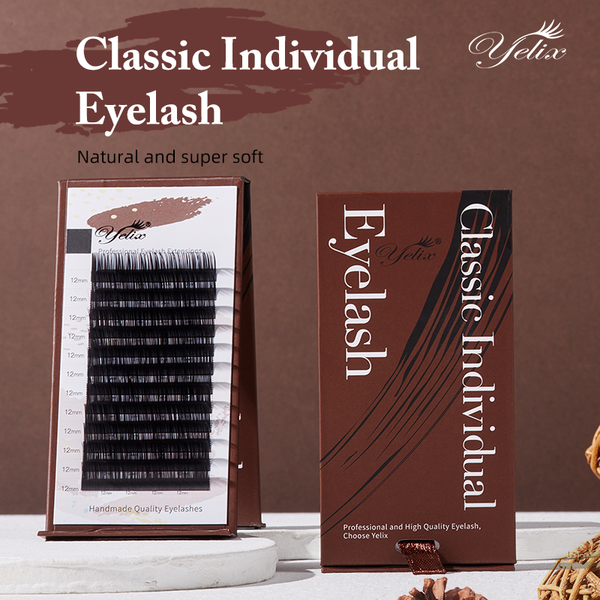 Yelix 0.05 0.07mm Thickness B/C/D Curl Matte Black Classic Individual Eyelash Extension yelixlash