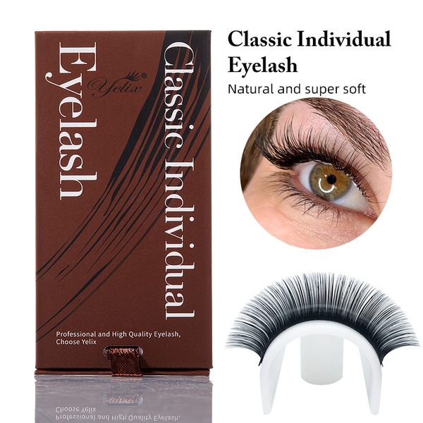 Yelix 0.05 0.07mm Thickness B/C/D Curl Matte Black Classic Individual Eyelash Extension yelixlash