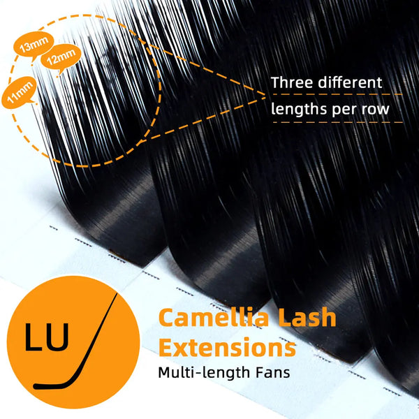 Yelix 0.07 Camellia Individual Eyelash Extension(import material) yelixlash