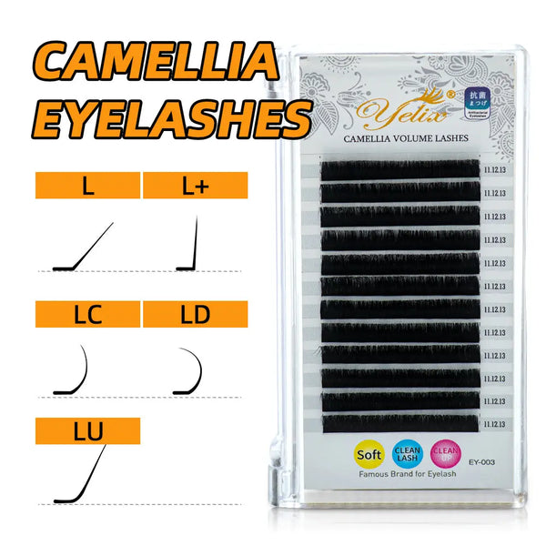 Yelix 0.07 Camellia Individual Eyelash Extension(import material) yelixlash