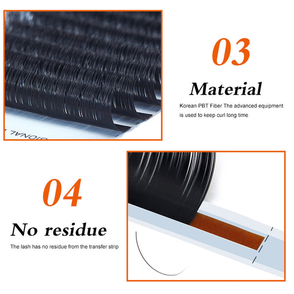 Yelix 0.07 Glossy Silk Individual Volume Lashes yelixlash