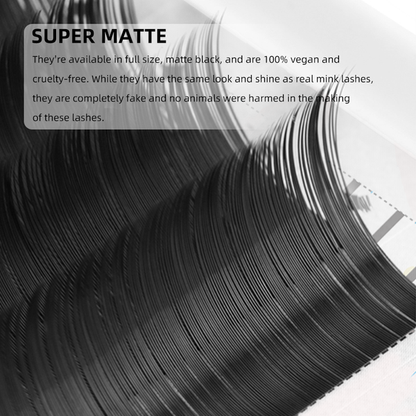 Yelix 0.05 0.07mm Thickness B/C/D Curl Matte Black Classic Individual Eyelash Extension yelixlash