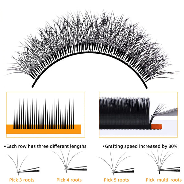 Yelix 0.07 Camellia Individual Eyelash Extension(import material) yelixlash