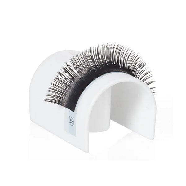 Yelix 0.15 Gray Black Matte Super Soft Split Tip Flat Eyelash Extension yelixlash