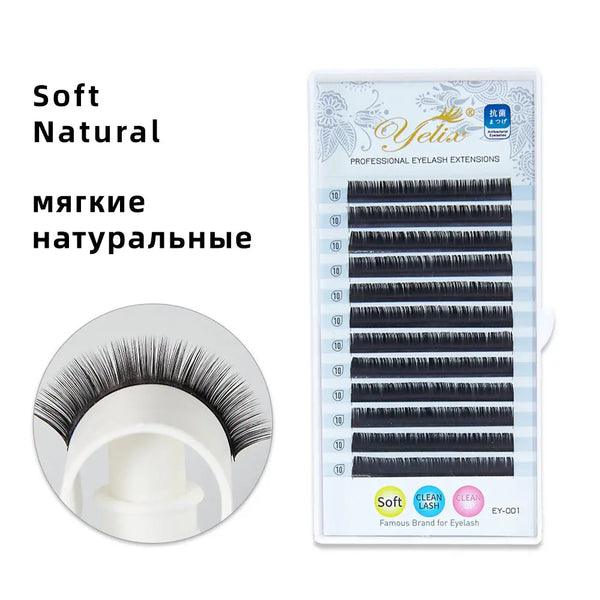 Yelix 0.05 Glossy Silk Individual Volume Lashes yelixlash