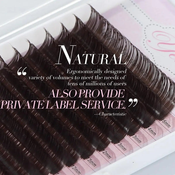 Yelix 0.07/0.10 16rows Dark Brown Individual Eyelashes Extension yelixlash