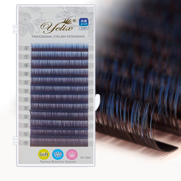 Yelix 0.07 Gradient Colored Individual Eyelash Extension yelixlash