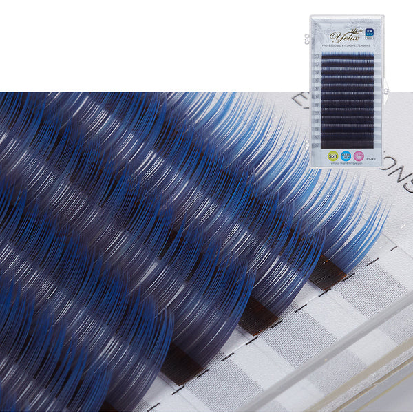 Yelix 0.07 Gradient Colored Individual Eyelash Extension yelixlash