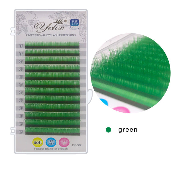 Yelix 0.07 Colored Individual Eyelash Extension yelixlash