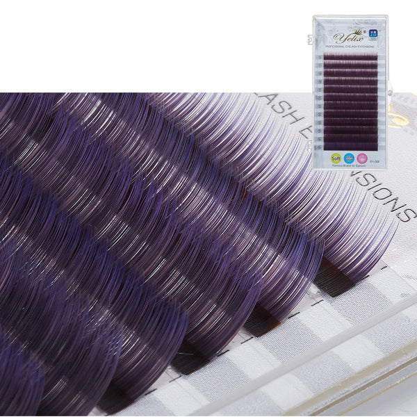 Yelix 0.07 Gradient Colored Individual Eyelash Extension yelixlash