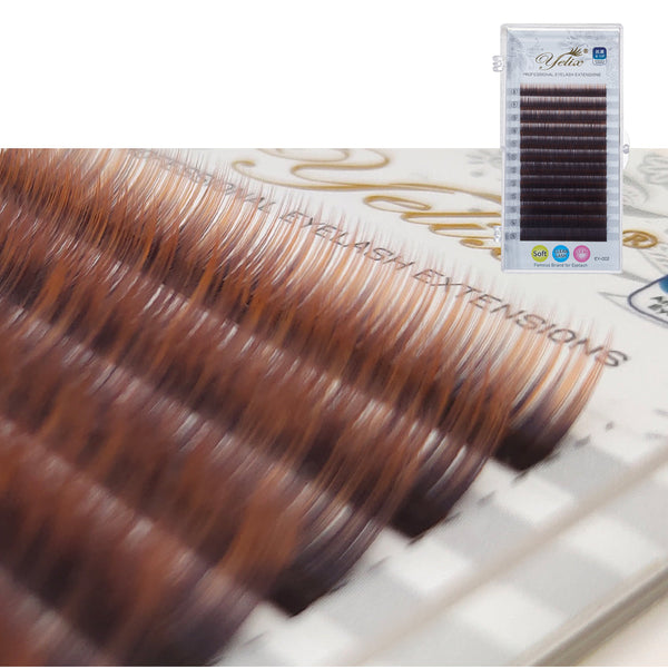 Yelix 0.07 Gradient Colored Individual Eyelash Extension yelixlash