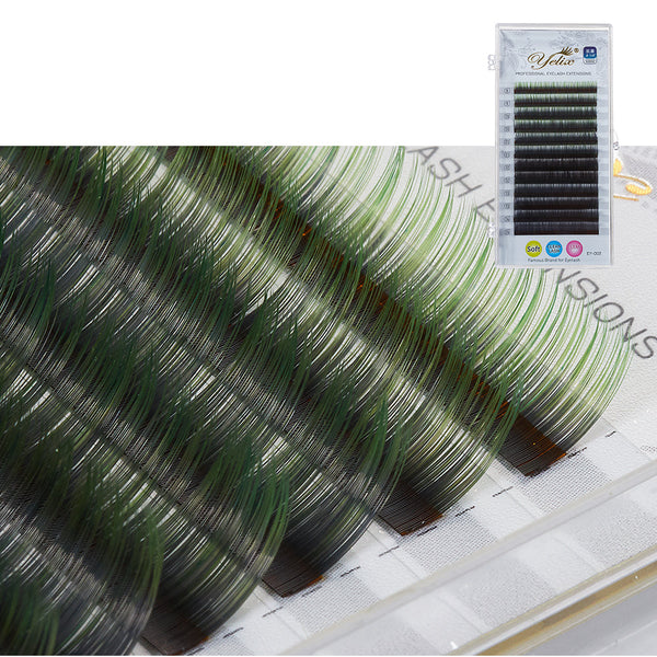 Yelix 0.10 Gradient Colored Individual Eyelash Extension yelixlash
