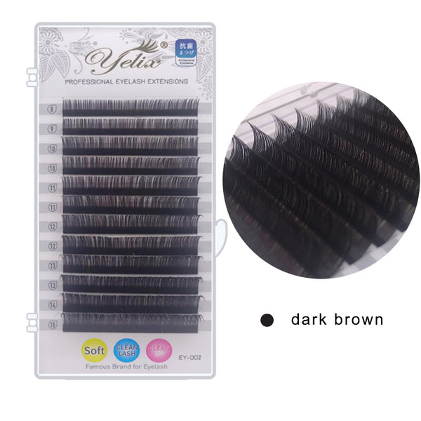 Yelix 0.07 Colored Individual Eyelash Extension yelixlash