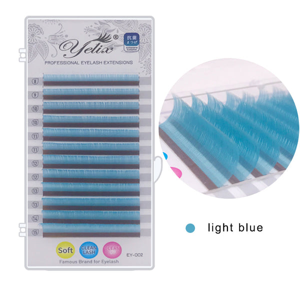 Yelix 0.07 Colored Individual Eyelash Extension yelixlash