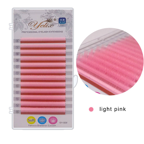 Yelix 0.07 Colored Individual Eyelash Extension yelixlash