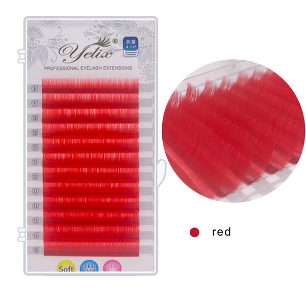 Yelix 0.07 Colored Individual Eyelash Extension yelixlash