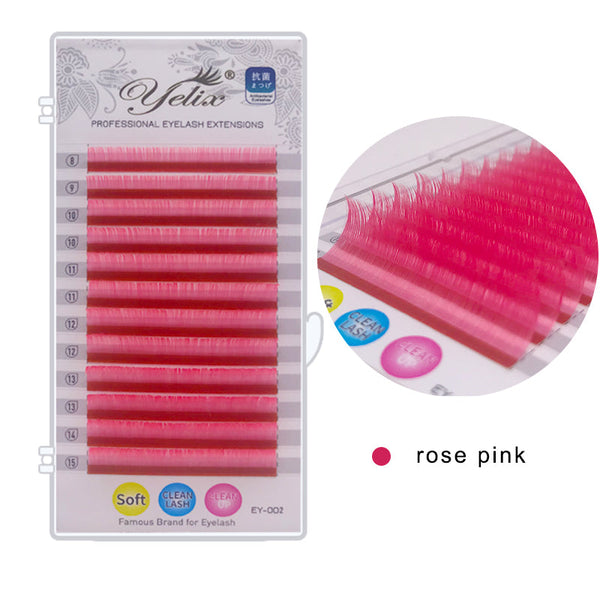 Yelix 0.07 Colored Individual Eyelash Extension yelixlash