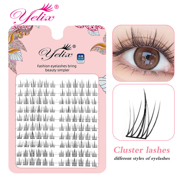 Yelix 10rows Cluster Lash Premade Fan Eyelash Extension