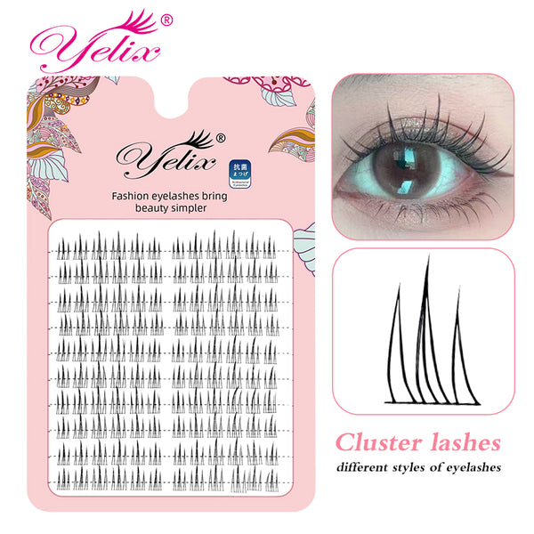 Yelix 10rows Cluster Lash Premade Fan Eyelash Extension