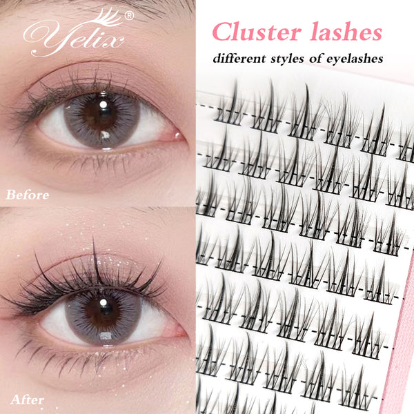 Yelix 10rows Cluster Lash Premade Fan Eyelash Extension