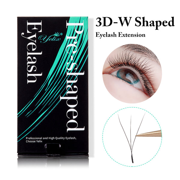 Yelix 0.07 3D-W shaped Auto Fan Eyelash Extension