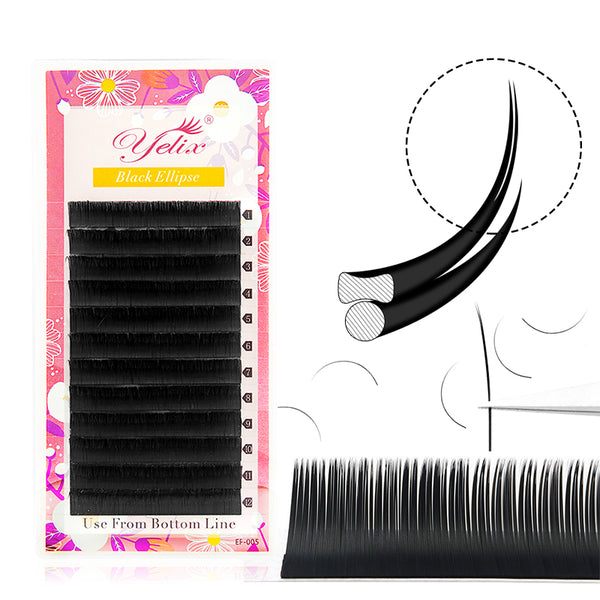 Yelix 0.15 Ellipse Flat Eyelashes Extension