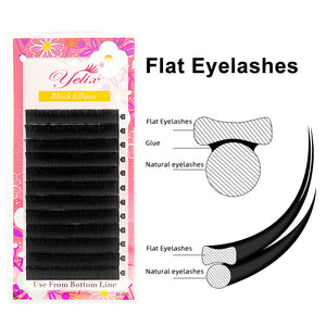 Yelix 0.15 Ellipse Flat Eyelashes Extension