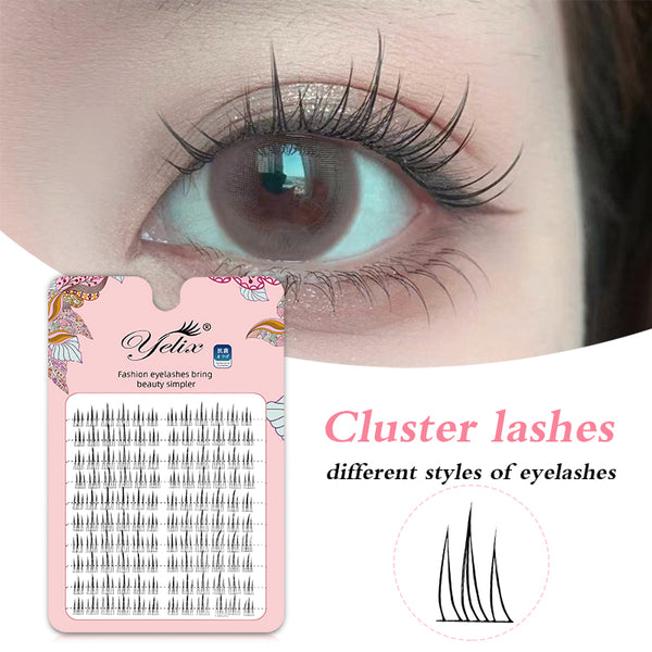 Yelix 10rows Cluster Lash Premade Fan Eyelash Extension