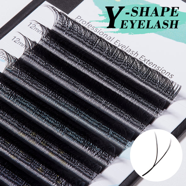 Yelix 0.07 YY shaped Auto Fan Eyelash Extension