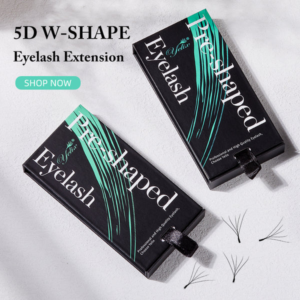 Yelix 0.07 5D-W shaped Auto Fan Eyelash Extension