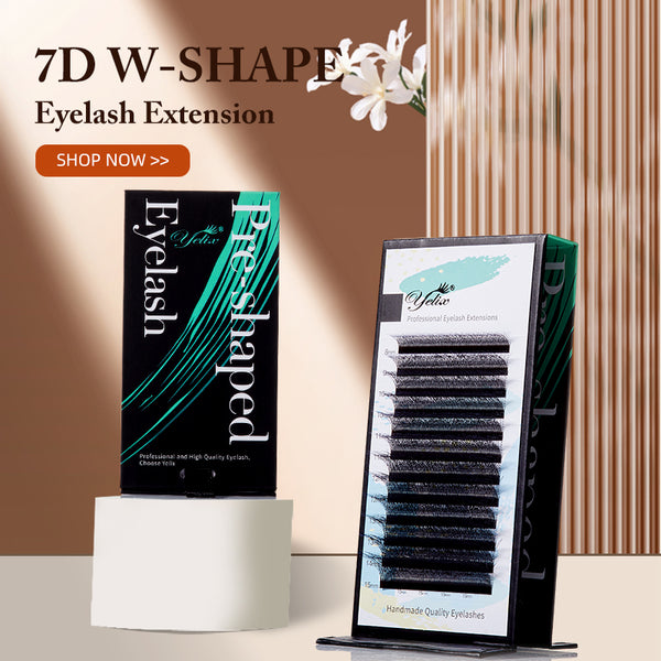 Yelix 0.07 7D-W shaped Auto Fan Eyelash Extension