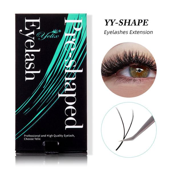 Yelix 0.07 YY shaped Auto Fan Eyelash Extension