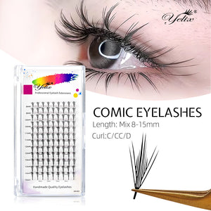 Yelix Plume Fluttering Comic Eyelash