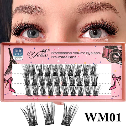 Yelix WM Series Cluster Lash Premade Fan Eyelash Extension