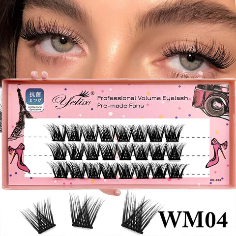 Yelix WM Series Cluster Lash Premade Fan Eyelash Extension