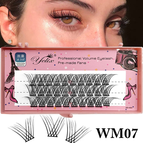 Yelix WM Series Cluster Lash Premade Fan Eyelash Extension