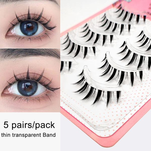 Yelix 5pairs/pack Cluster Lash Premade Fan Eyelash Extension