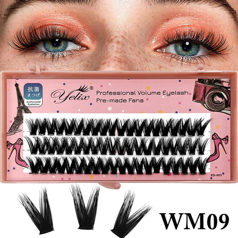 Yelix WM Series Cluster Lash Premade Fan Eyelash Extension