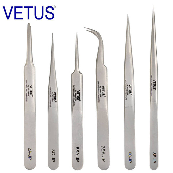 VETUS JP series eyelash extension tweezers