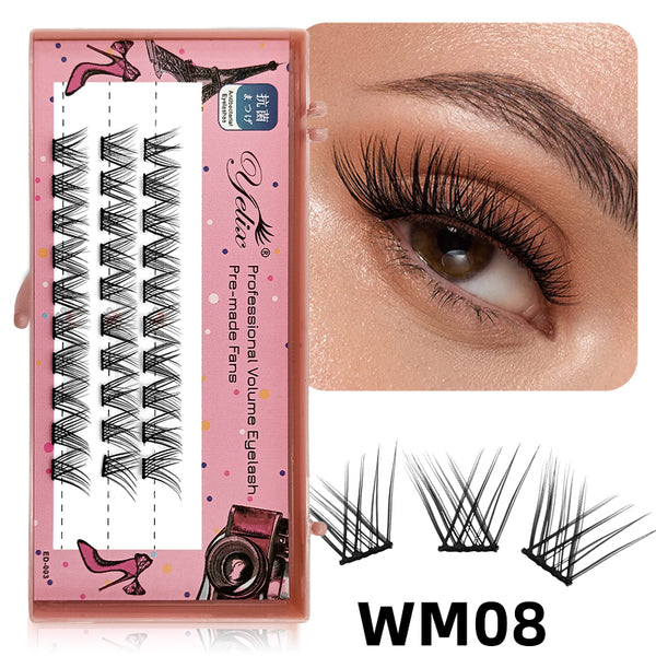 Yelix WM Series Cluster Lash Premade Fan Eyelash Extension