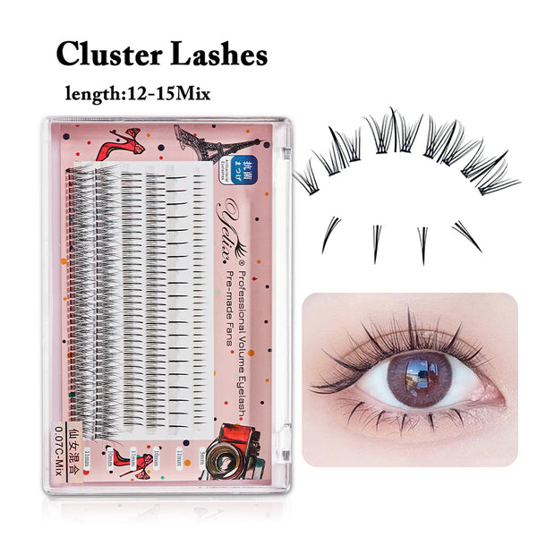 Yelix 0.07C FD Series Cluster Lash Premade Fan Eyelash Extension