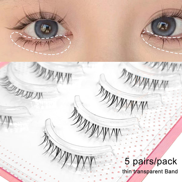 Yelix 5pairs/pack Cluster Lash Premade Fan Eyelash Extension