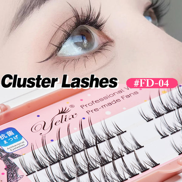 Yelix 0.07C FD Series Cluster Lash Premade Fan Eyelash Extension