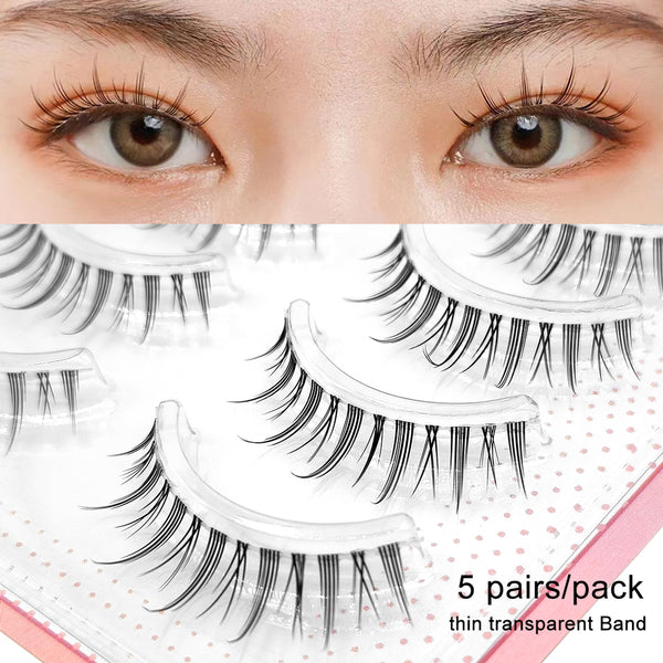 Yelix 5pairs/pack Cluster Lash Premade Fan Eyelash Extension