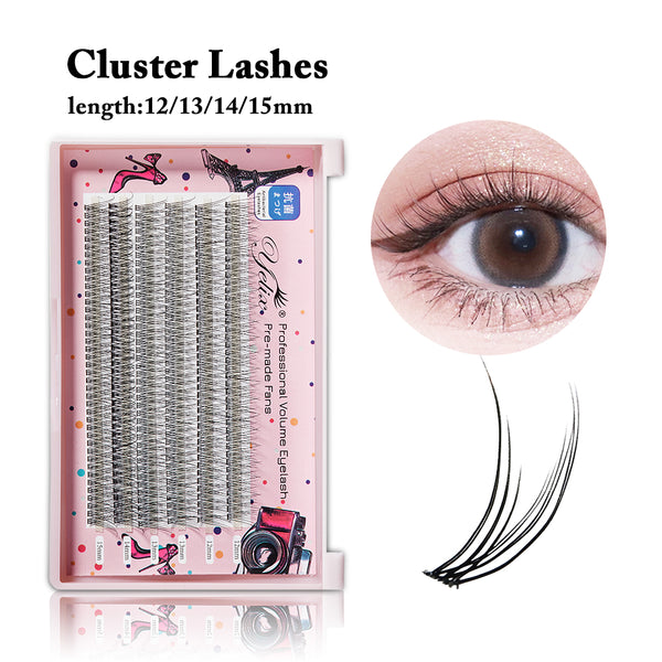 Yelix 0.07C FD Series Cluster Lash Premade Fan Eyelash Extension