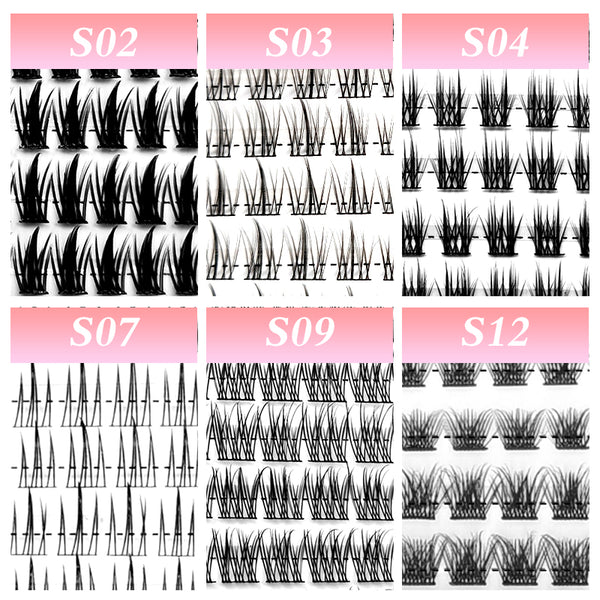 Yelix 10rows Cluster Lash Premade Fan Eyelash Extension