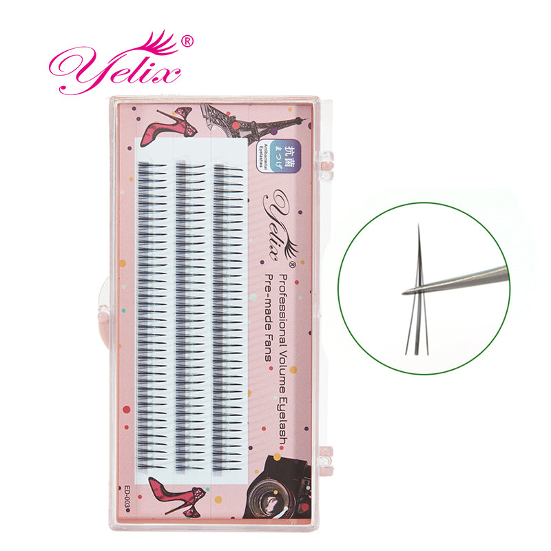 Yelix 0.07C FD Series Cluster Lash Premade Fan Eyelash Extension