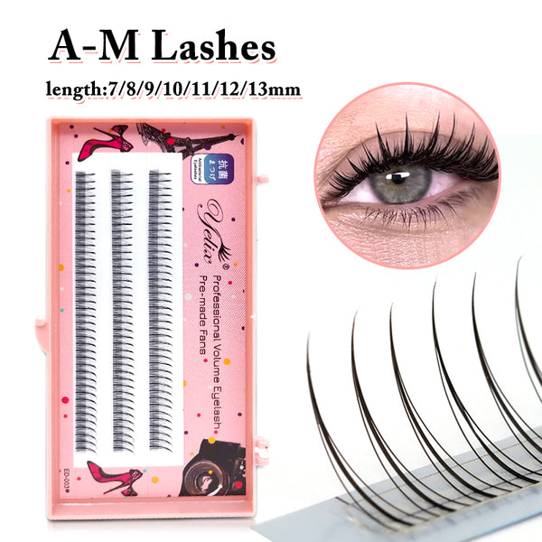 Yelix 0.07C FD Series Cluster Lash Premade Fan Eyelash Extension